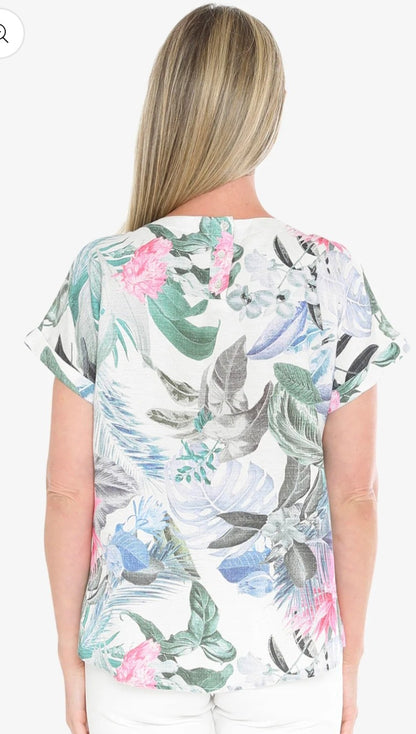 JUMP garden linen top