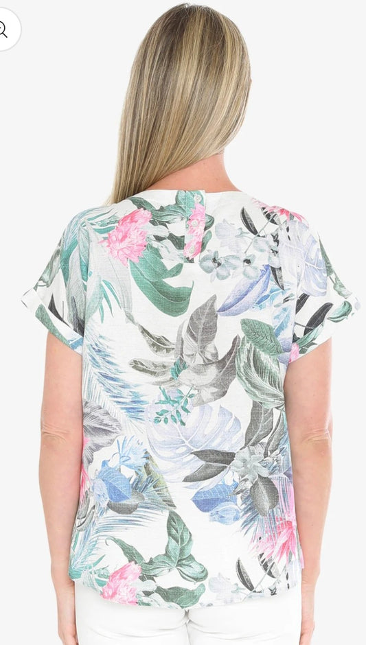 JUMP garden linen top