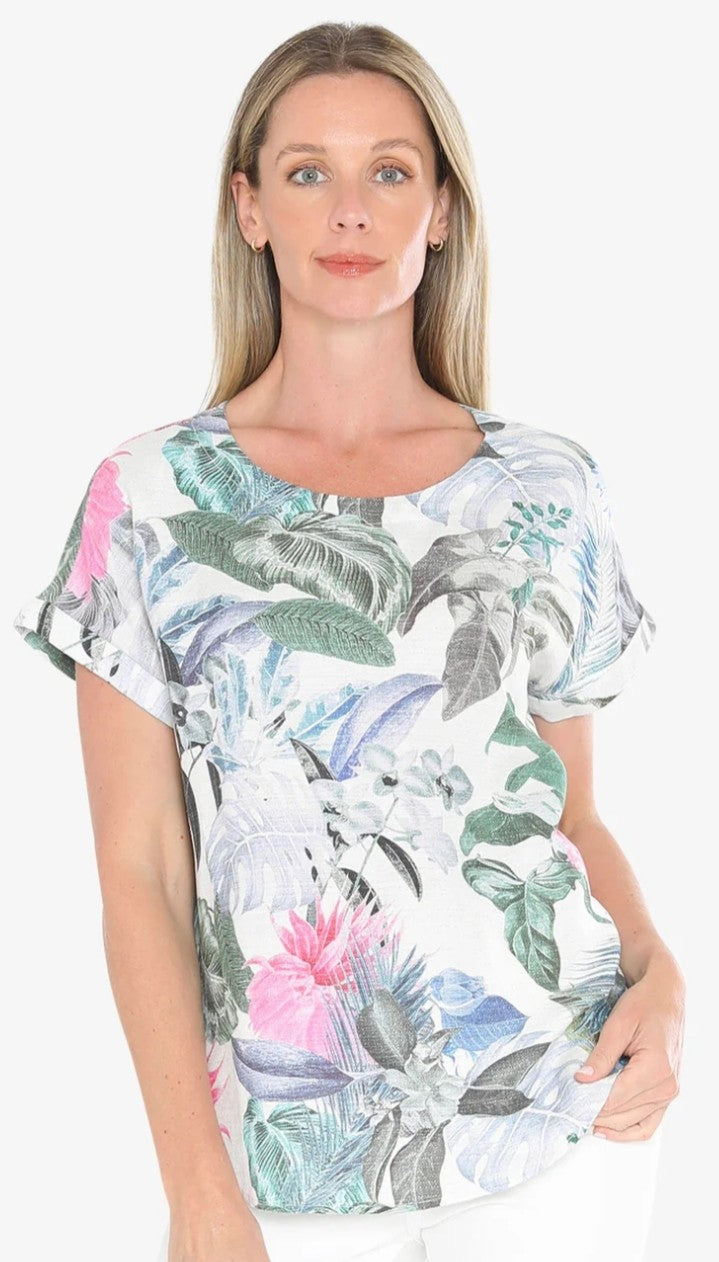 JUMP garden linen top