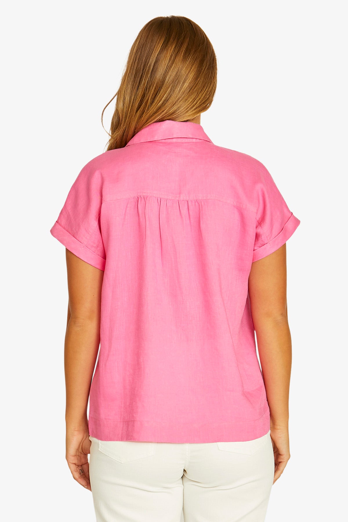 Jump open neck short sleeve shirt