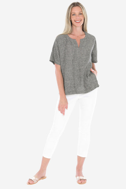 Jump linen top