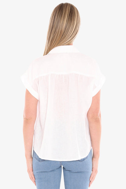 Jump white linen shirt