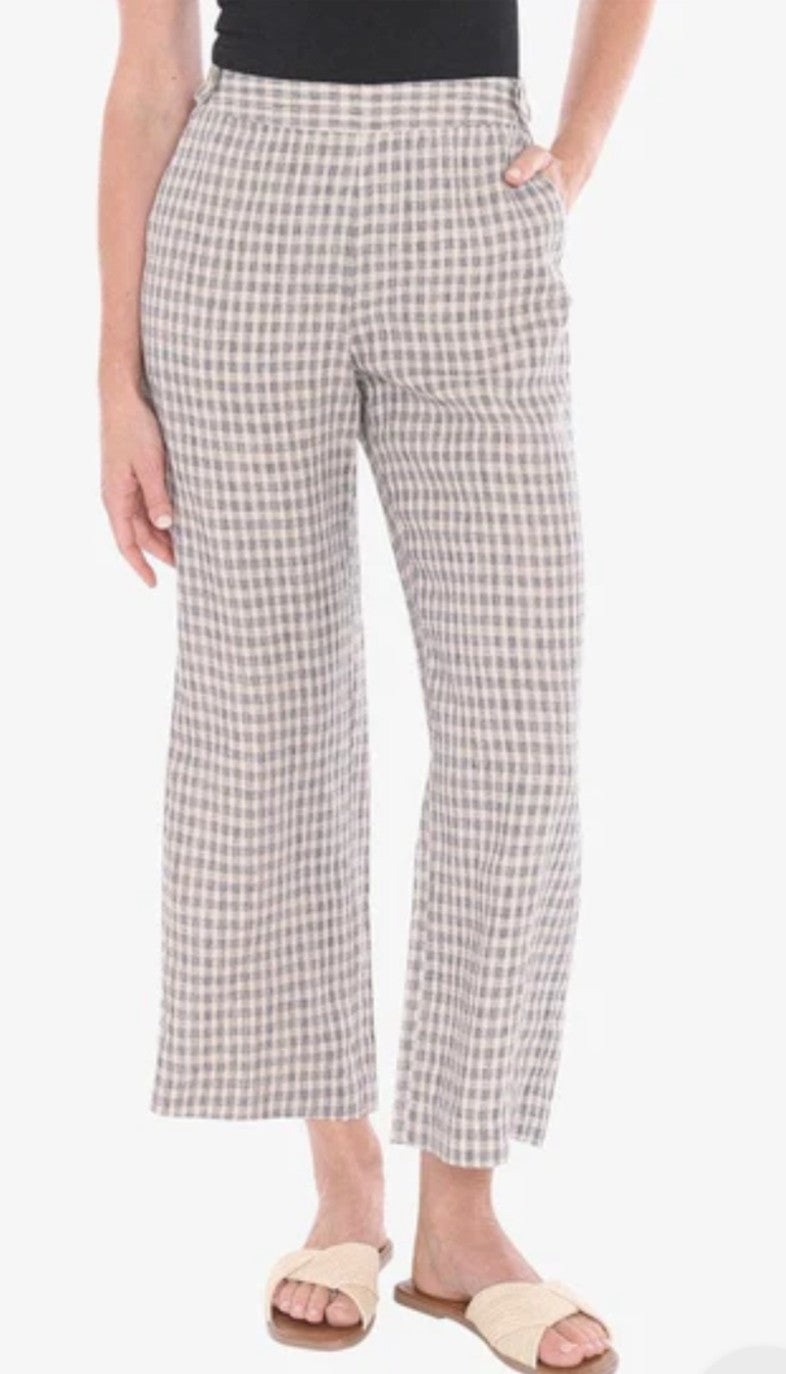 Jump grid check pant