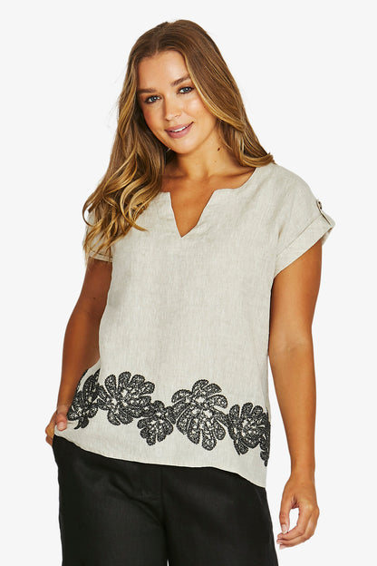 Jump Leaf border top