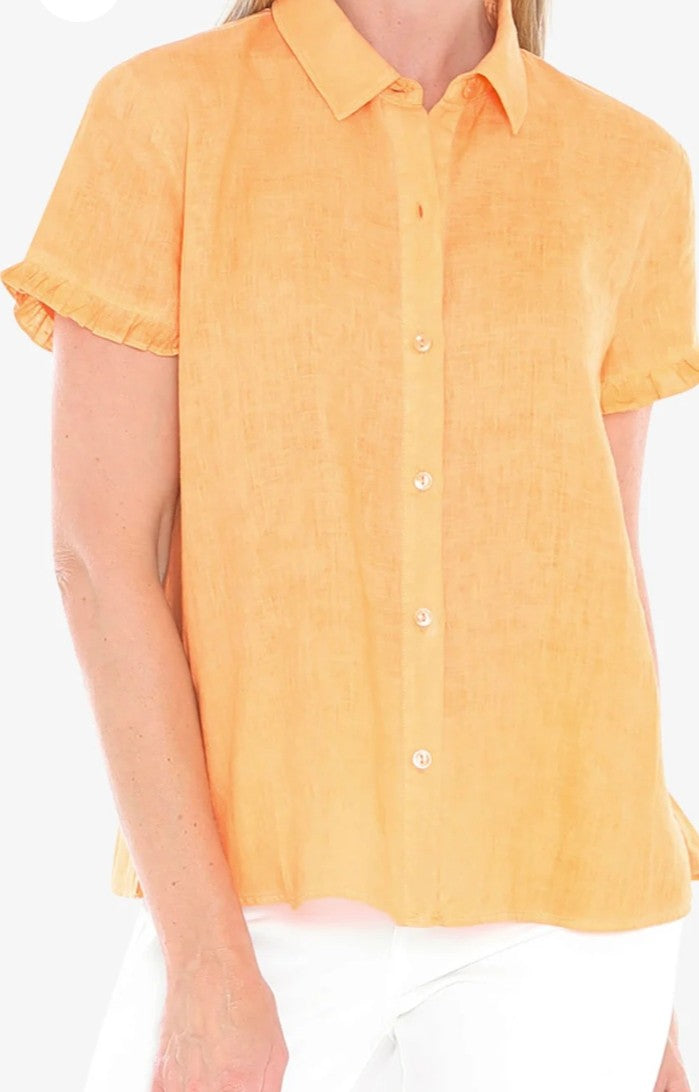 Jump pigment ruffle shirt