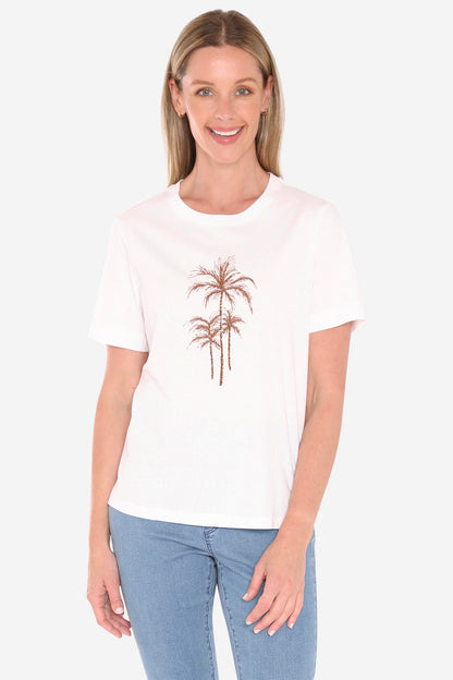 Jump palm tree tee