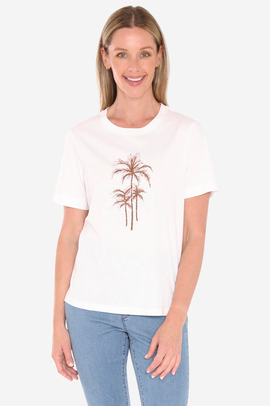Jump palm tree tee