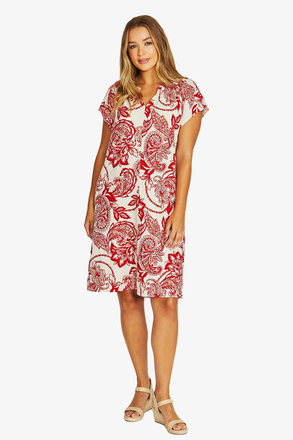 Jump Bohemia dress in red
