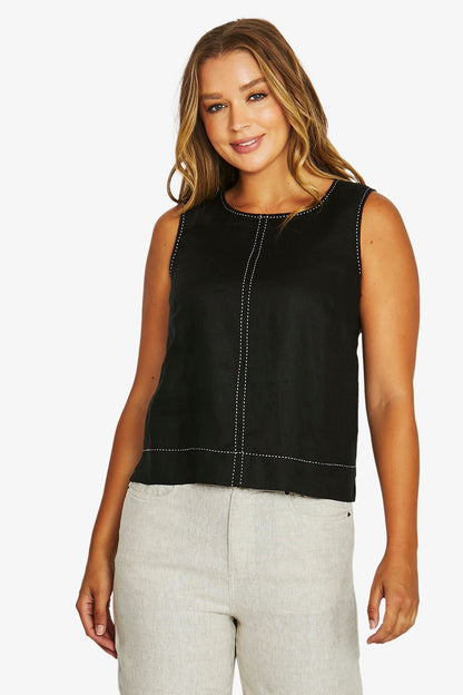 Jump Tack stitch top