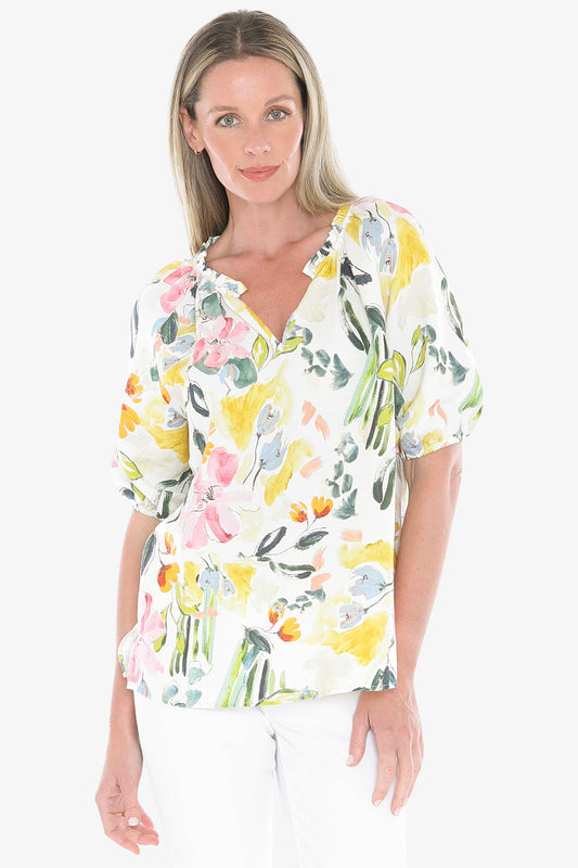 Jump floral print top