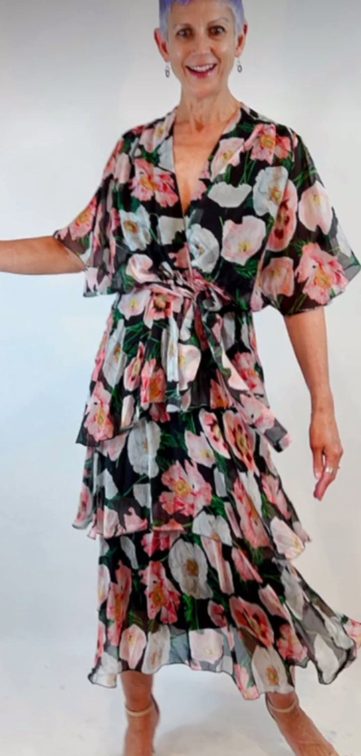 La Strada silk blend dress