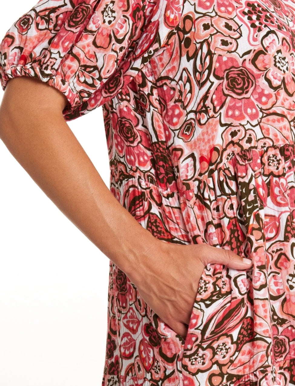 Marco Polo Floral Tapestry dress
