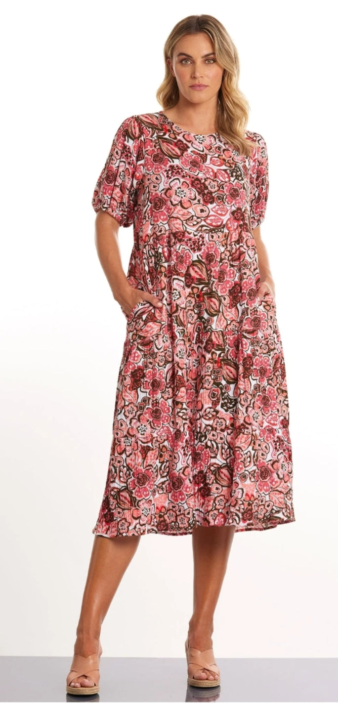 Marco Polo Floral Tapestry dress