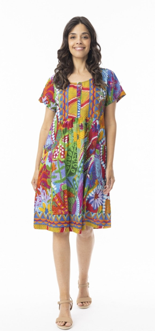 Orientique 'Ipanema' print dress