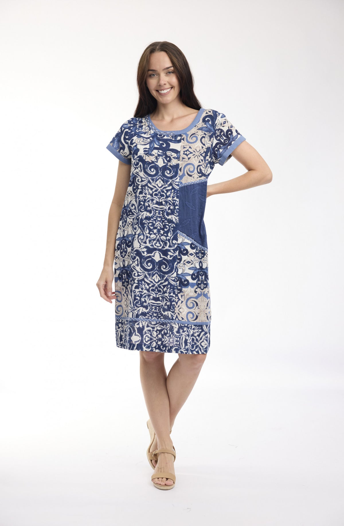 Orientique Monaco patch dress