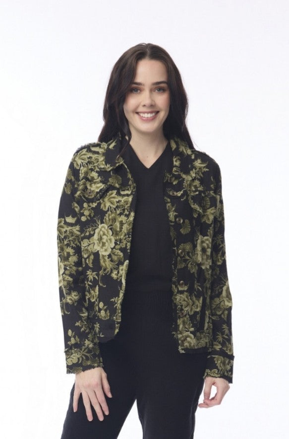 Orientique jacket fringe