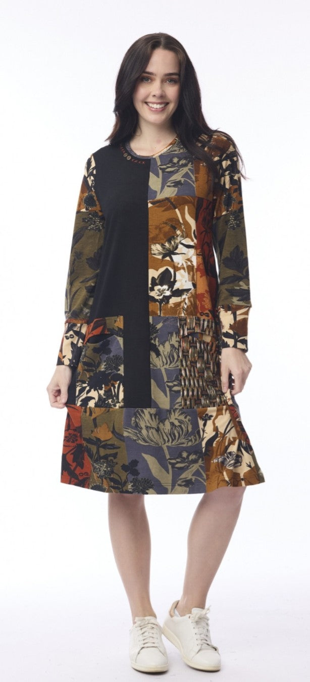 Orientique Dagomba Patch dress