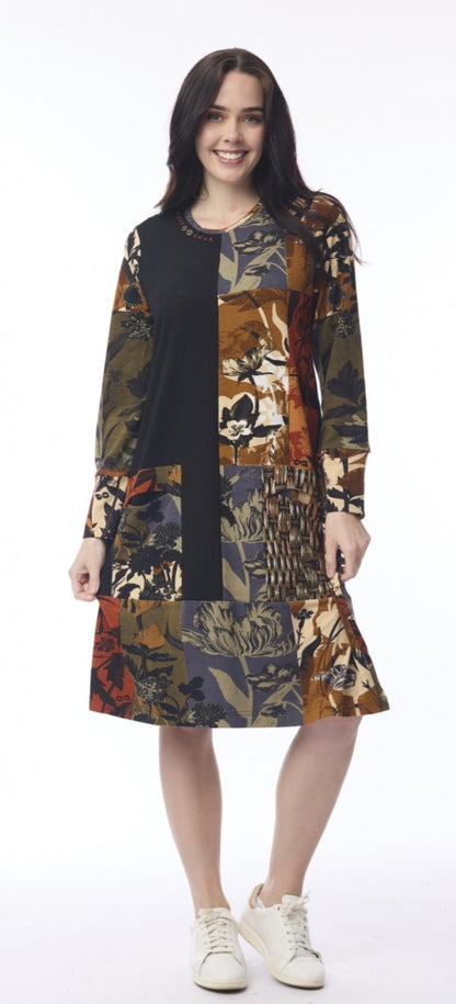 Orientique Dagomba Patch dress