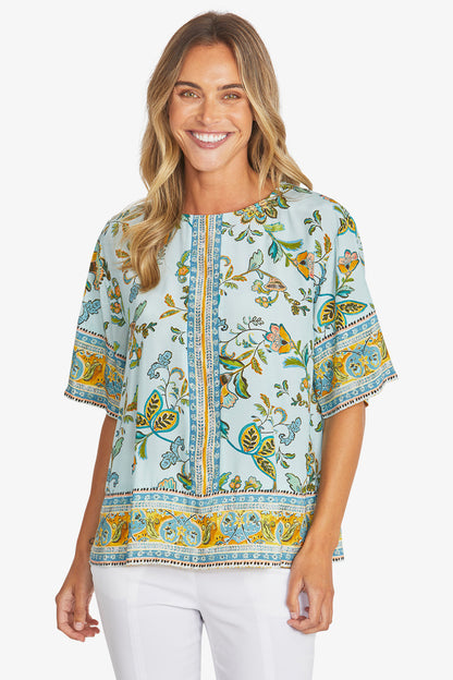 Ping Pong Colette print top