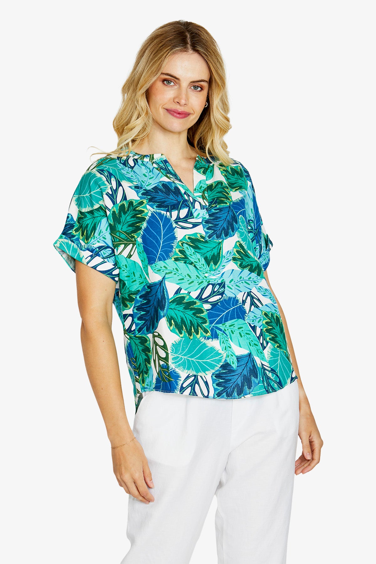 Ping Pong Daintree print top