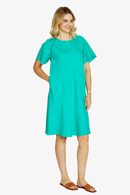 Ping Pong Harper dress in lotus green