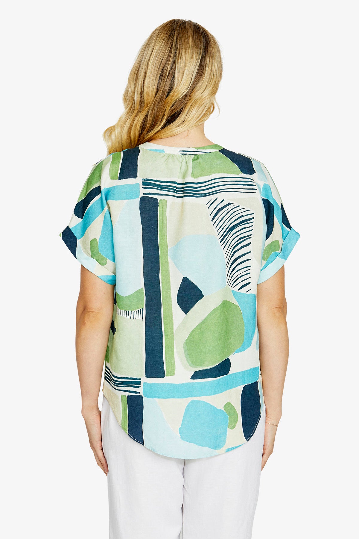 Ping Pong Naxos print blouse