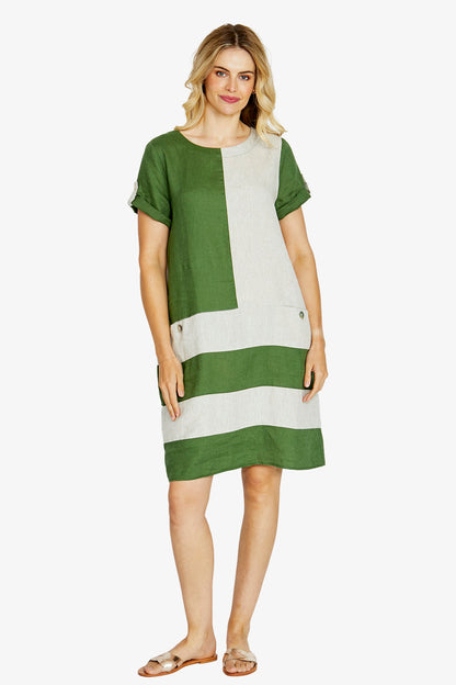 Ping Pong Carrie linen dress