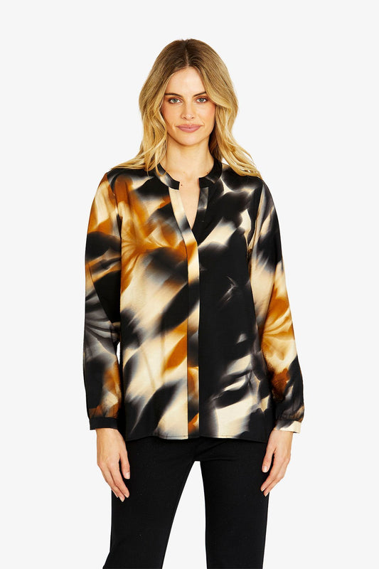 Ping Pong Aurora print blouse