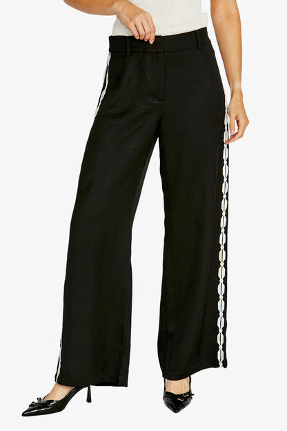 Ping Pong Mila scalloped trim pants