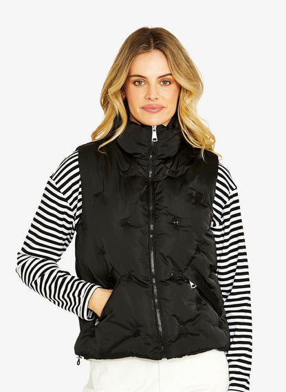Ping Pong Marilyn Sequin puffer vest