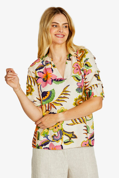 Ping Pong carnival print top
