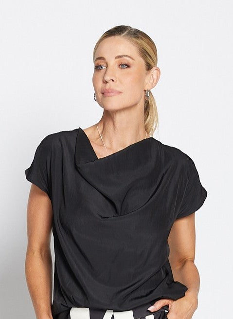Philosophy cowl neck top