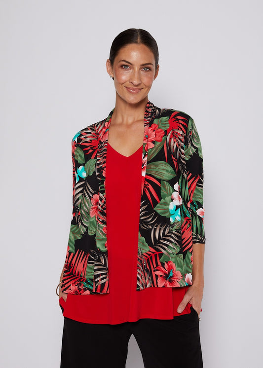 Philosophy Winnie jacket in Calypso print