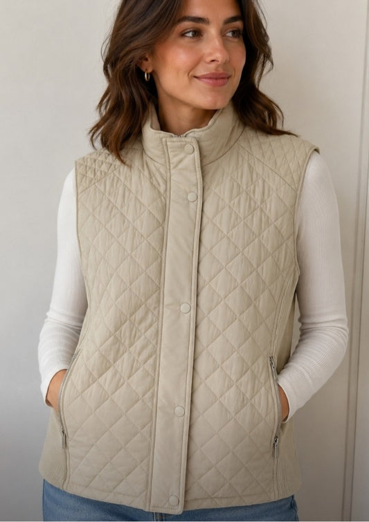 Renoma quilted vest