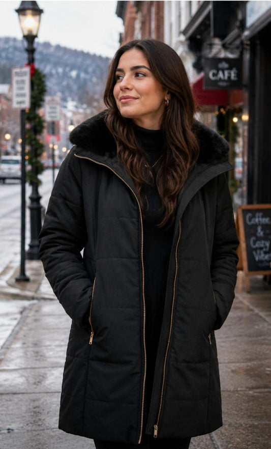 Sabena faux fur collar jacket