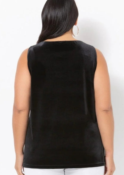 Swish velvet cami