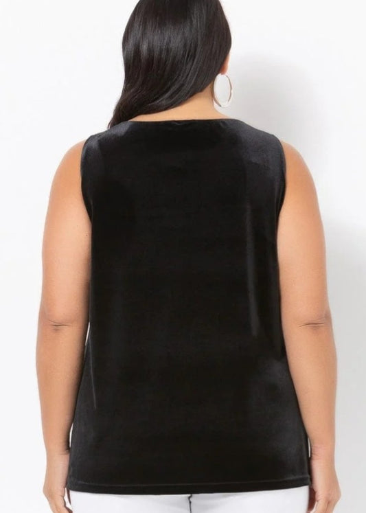 Swish velvet cami