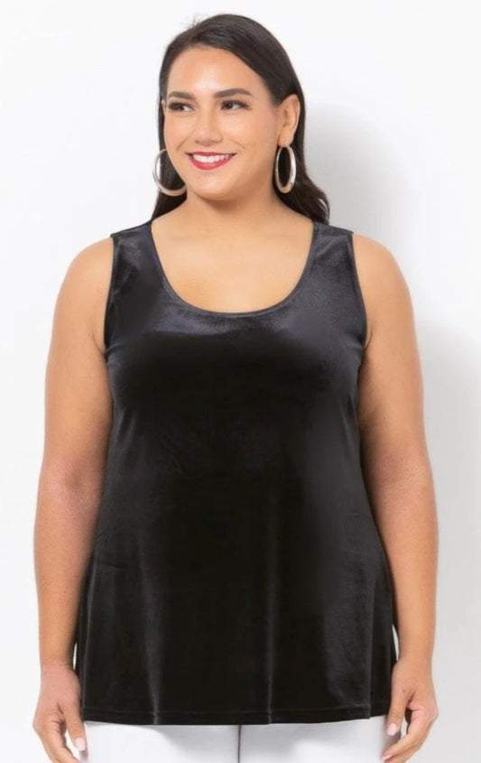 Swish velvet cami