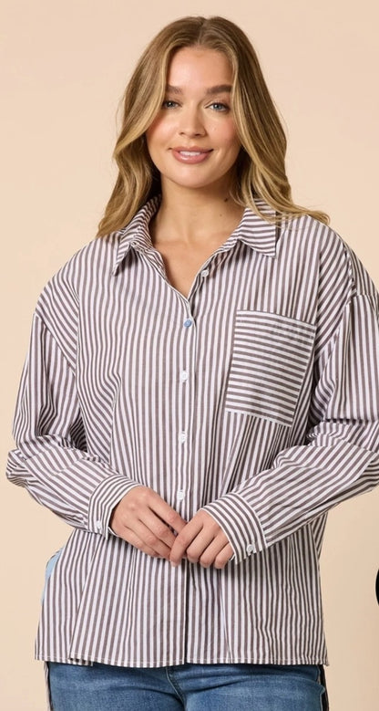 Threadz Urban stripe shirt
