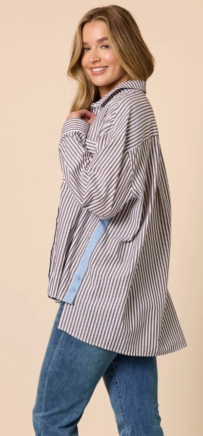 Threadz Urban stripe shirt