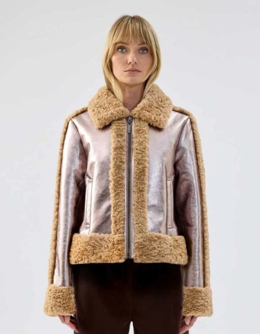 Unreal Fur Aviator jacket