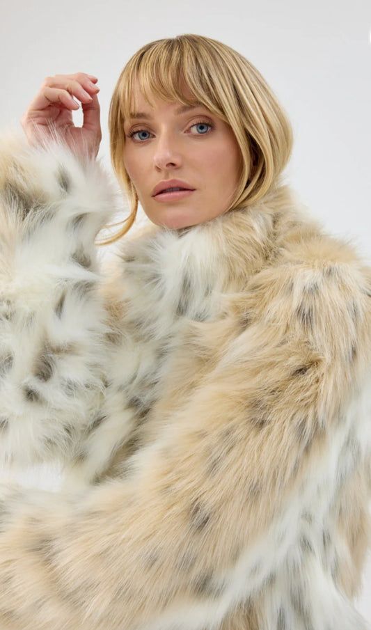 Unreal Fur snow leopard fake fur