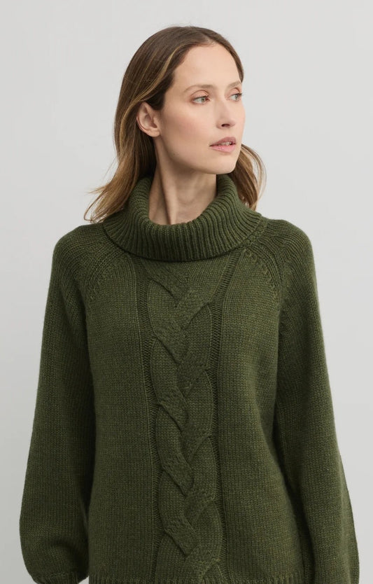 Yarra Trail Rationale knit in loden
