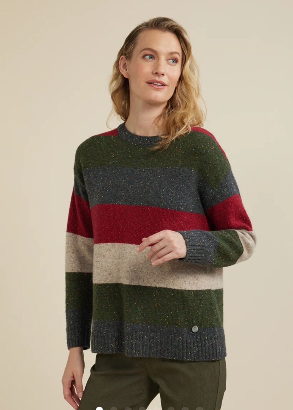 Yarra Trail bold stripe knit