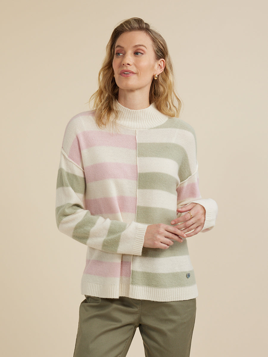 Yarra Trail stripey knit
