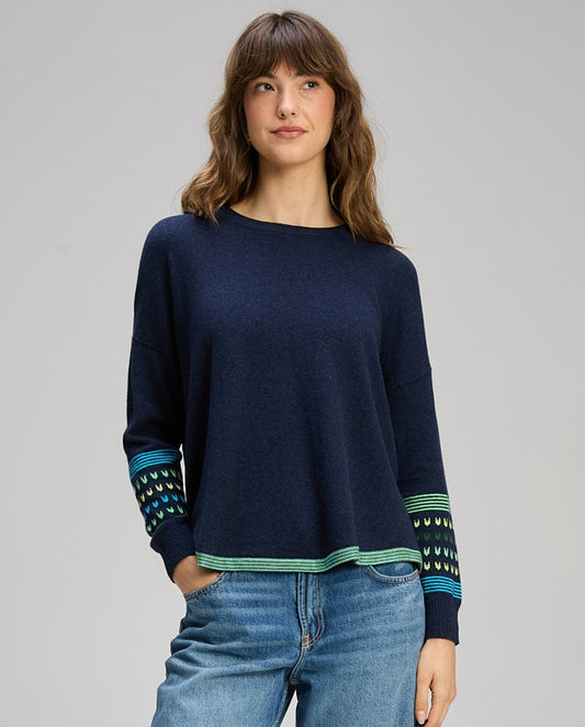 Zaket & Plover Textured Swing jumper