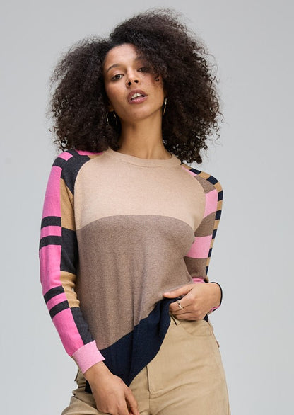 Zaket & Plover Colour Block jumper