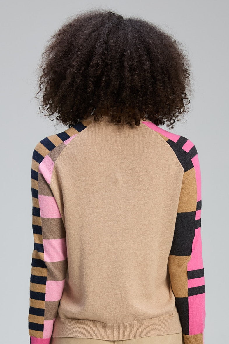 Zaket & Plover Colour Block jumper