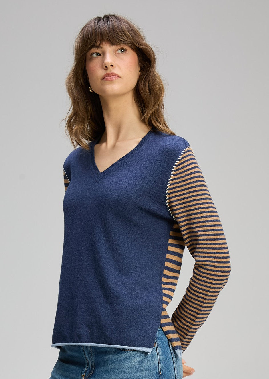 Zaket & Plover Varied Stripe knit