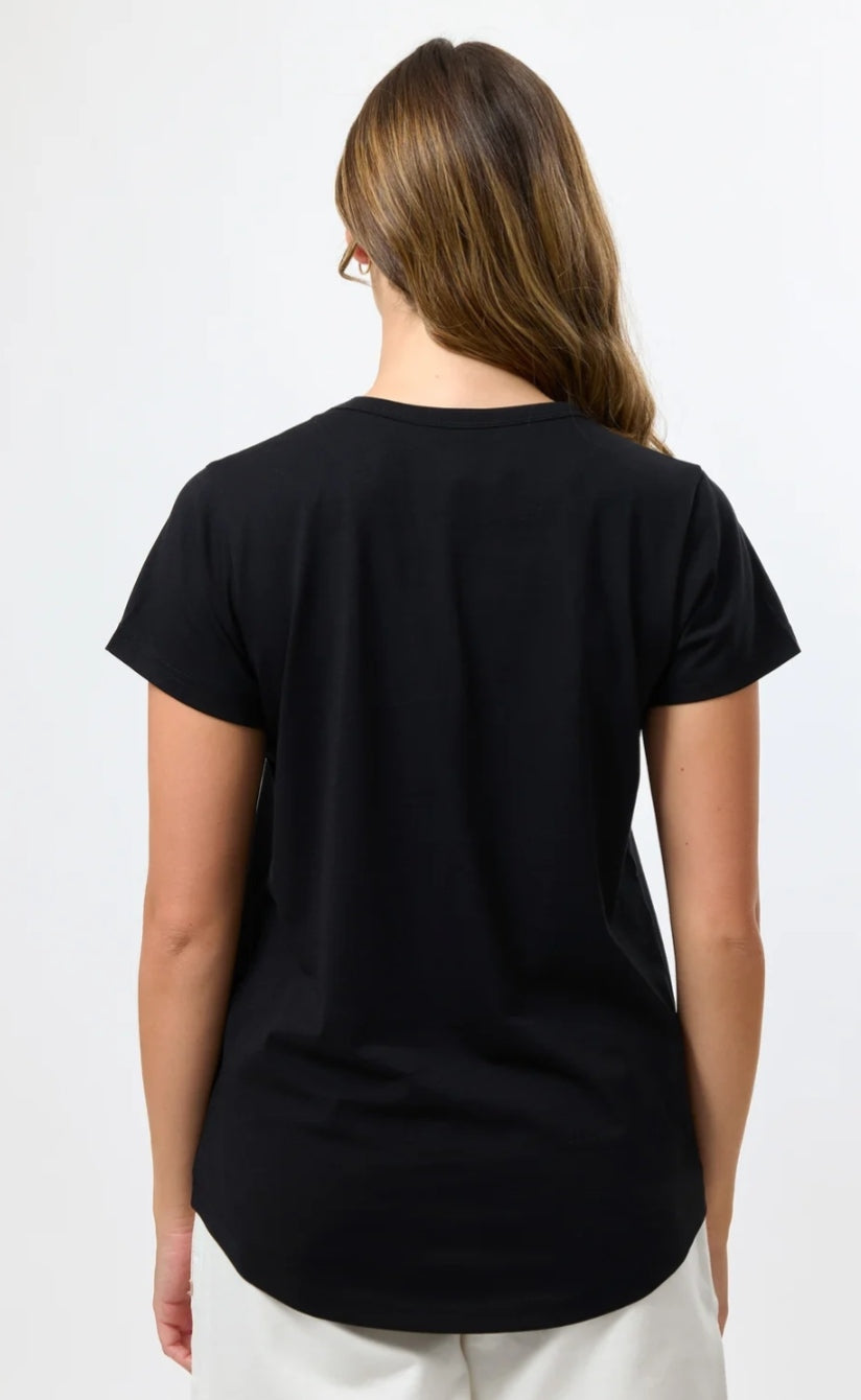 Stella & Gemma Onyx patch tee